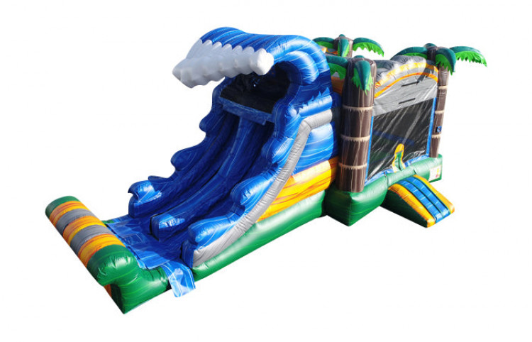 Tropical Paradise Double Lane Combo (Water or Dry Slide)