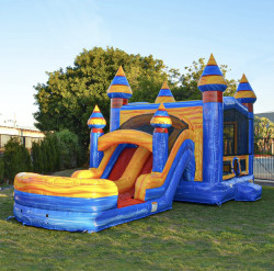 IMG 1189 1748517171 Electric Castle Dual Lane Combo (Water or Dry Slide)