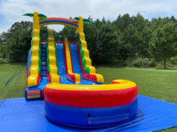 IMG 2217 1762305836 18ft Tropical Rainbow Dual Lane Water Slide