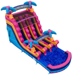 16ft Tropical Tsunami Dual Lane Slide (Wet or Dry))